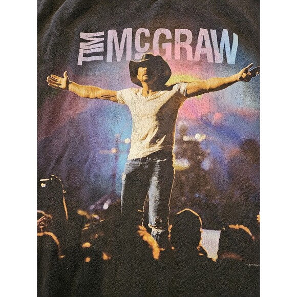 TIM MCGRAW EMOTIONAL TRAFFIC TOUR SHORT SLEEVE T SHIRT SIZE Medium ADULT UNISEX - Picture 1 of 8